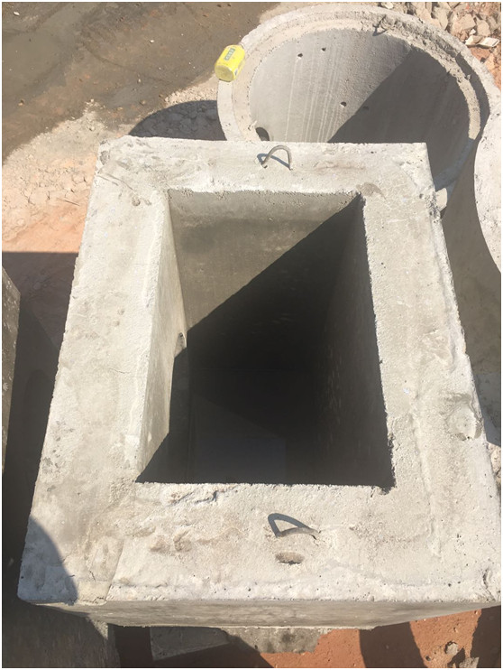 混凝土平入式單箅雨水口正面